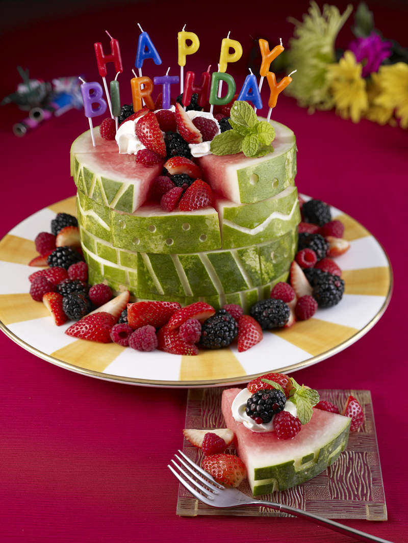 Watermelon Birthday Cake