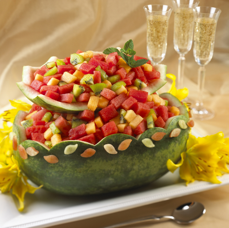 Watermelon Cascading Basket