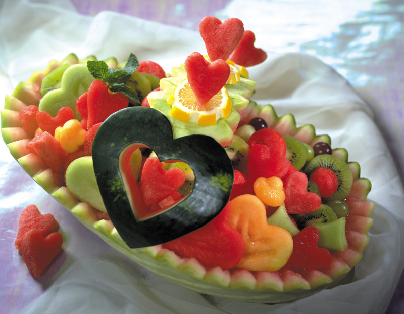 Watermelon Heart Basket