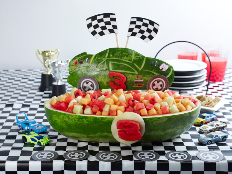 Watermelon NASCAR® Race Car