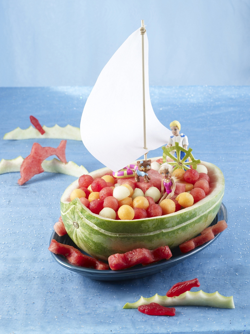 Watermelon Sailboat