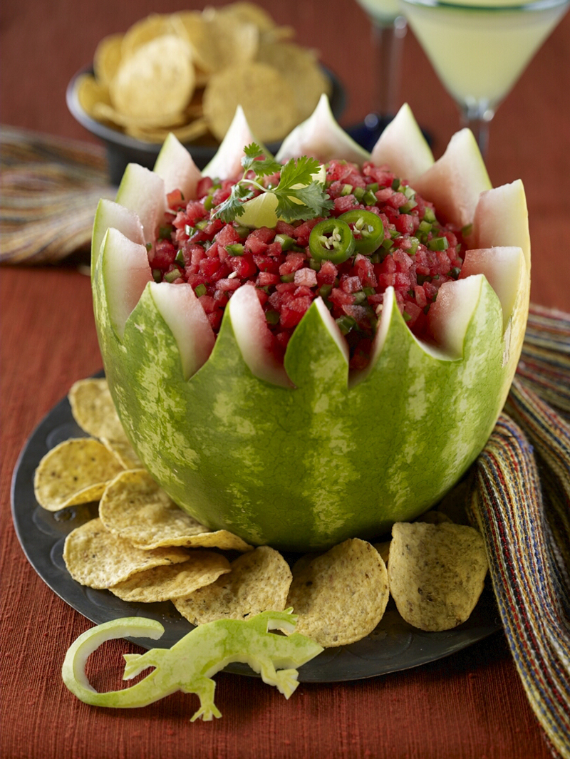 Watermelon Southwest Salsa Bowl